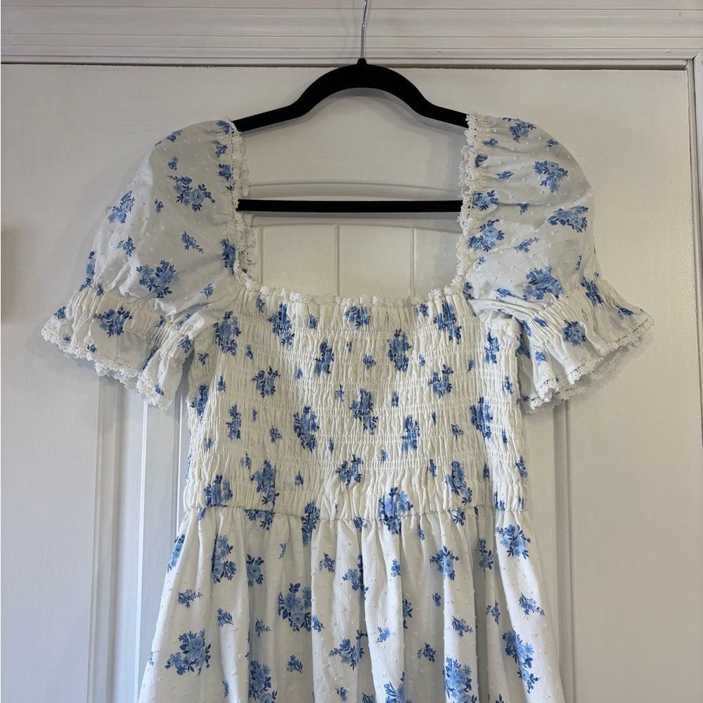Altar'd State Shannon Floral Clip Dot Dress Women's Size Medium NWOT - Picture 6 of 14